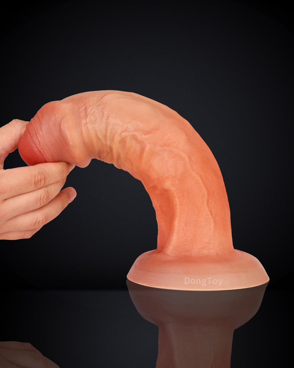 Maximus 9.7 inch Huge Thick Realistic Dildo Brown Girthy Suction Cup
