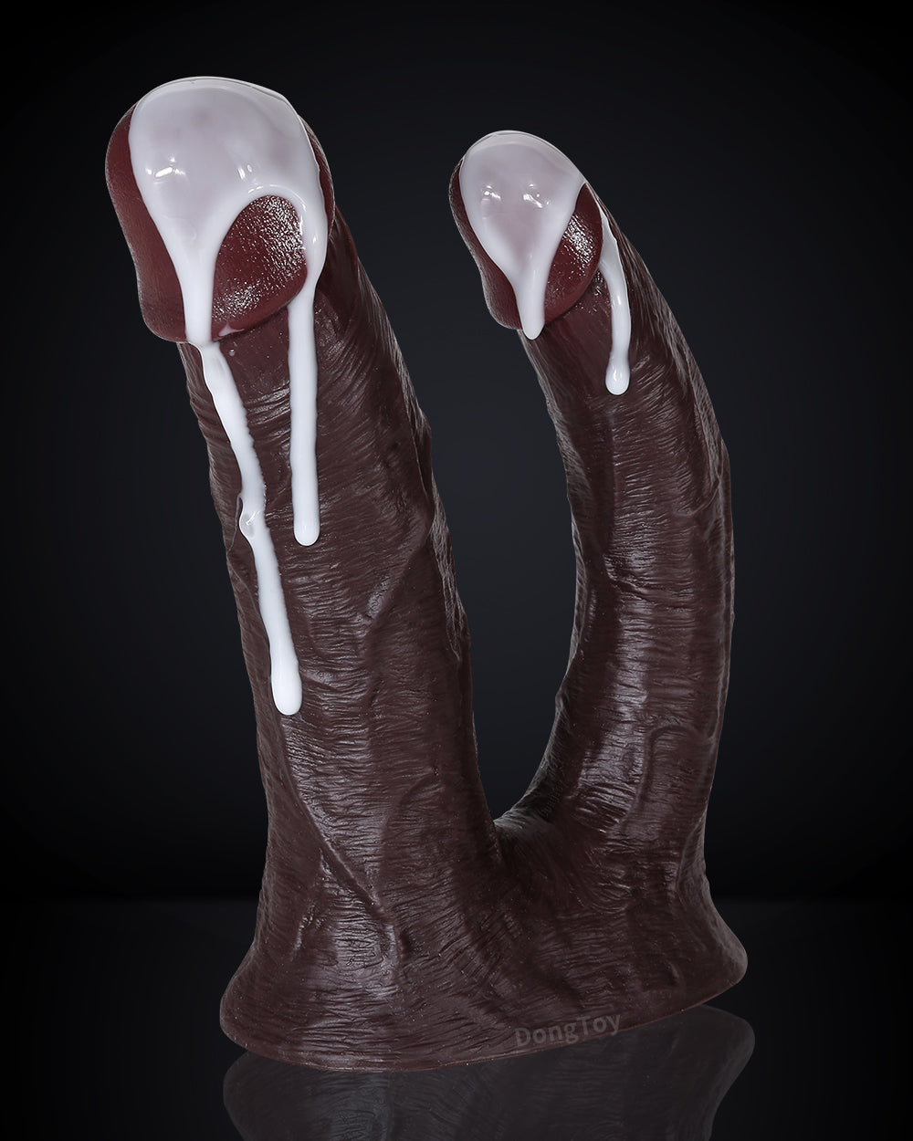 Noah 8 inch Big Double Penetration Dildo 6.4 & 5. 7 Insertable Length