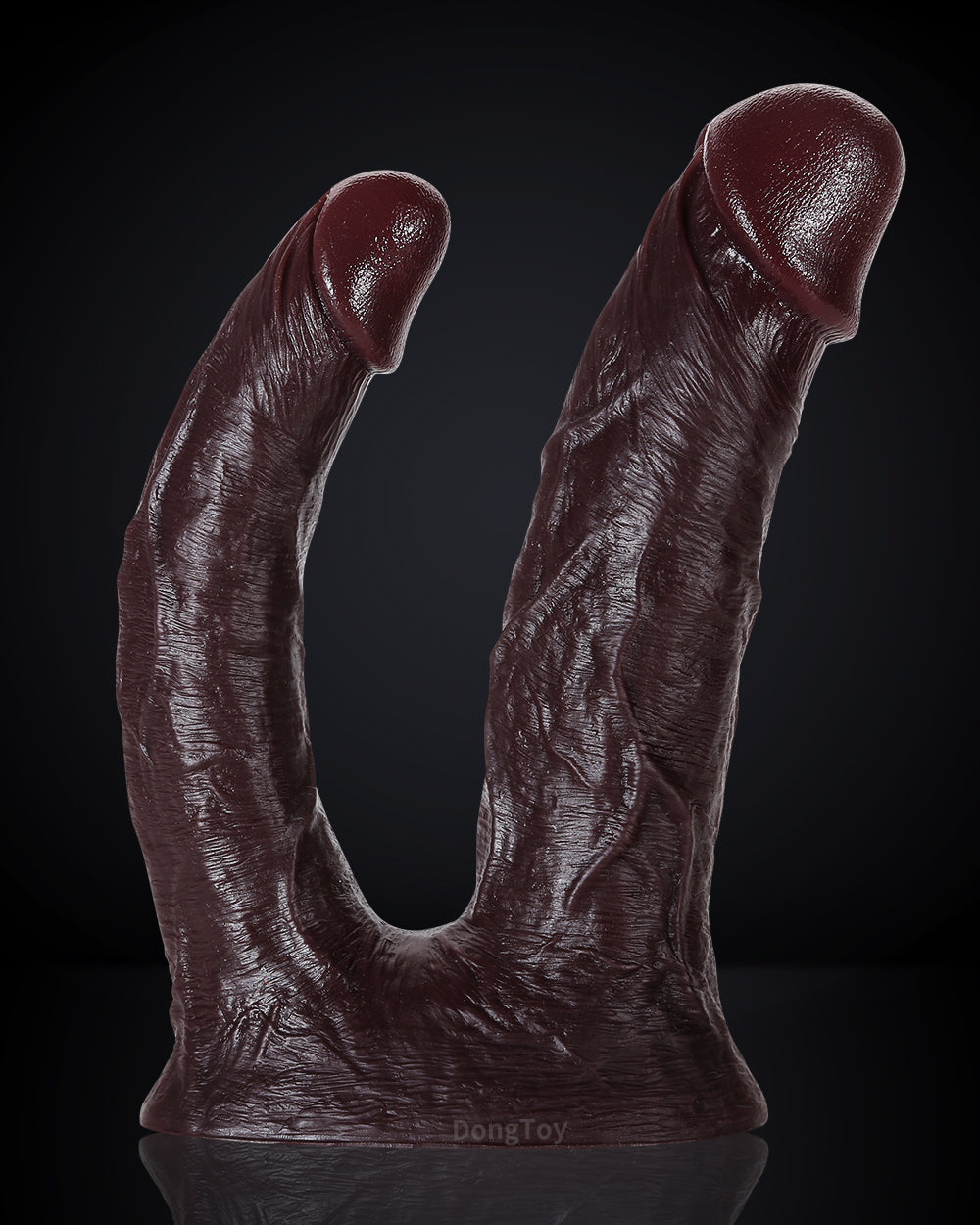 Noah 8 inch Big Double Penetration Dildo 6.4 & 5. 7 Insertable Length