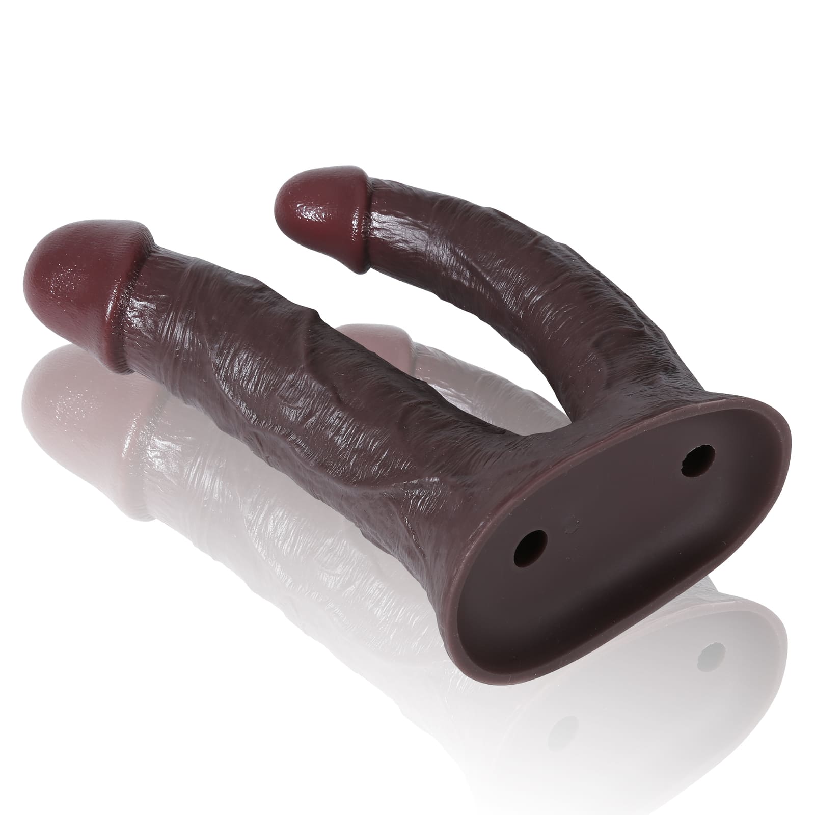Noah 8 inch Big Double Penetration Dildo 6.4 & 5. 7 Insertable Length