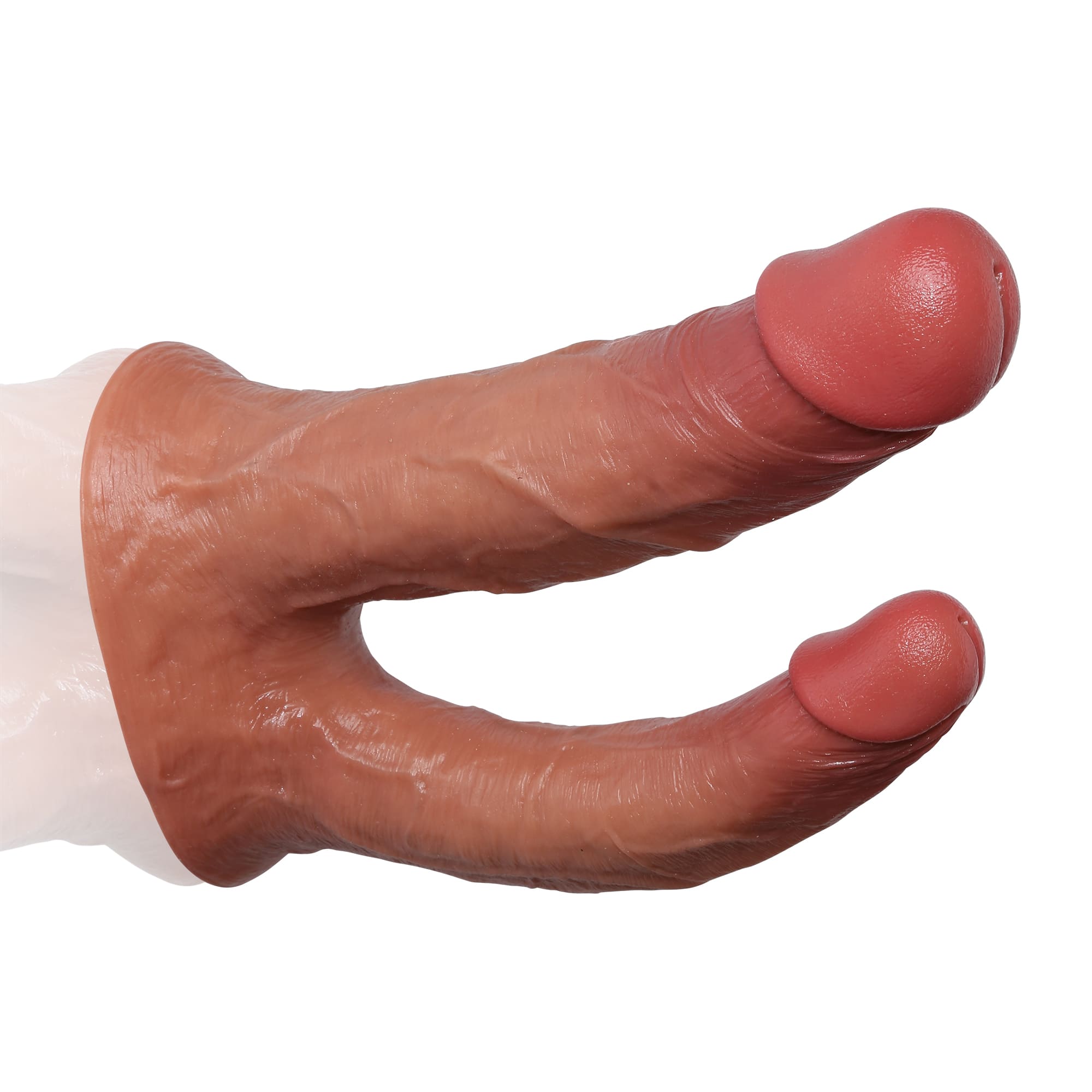 Noah 8 inch Big Double Penetration Dildo 6.4 & 5. 7 Insertable Length