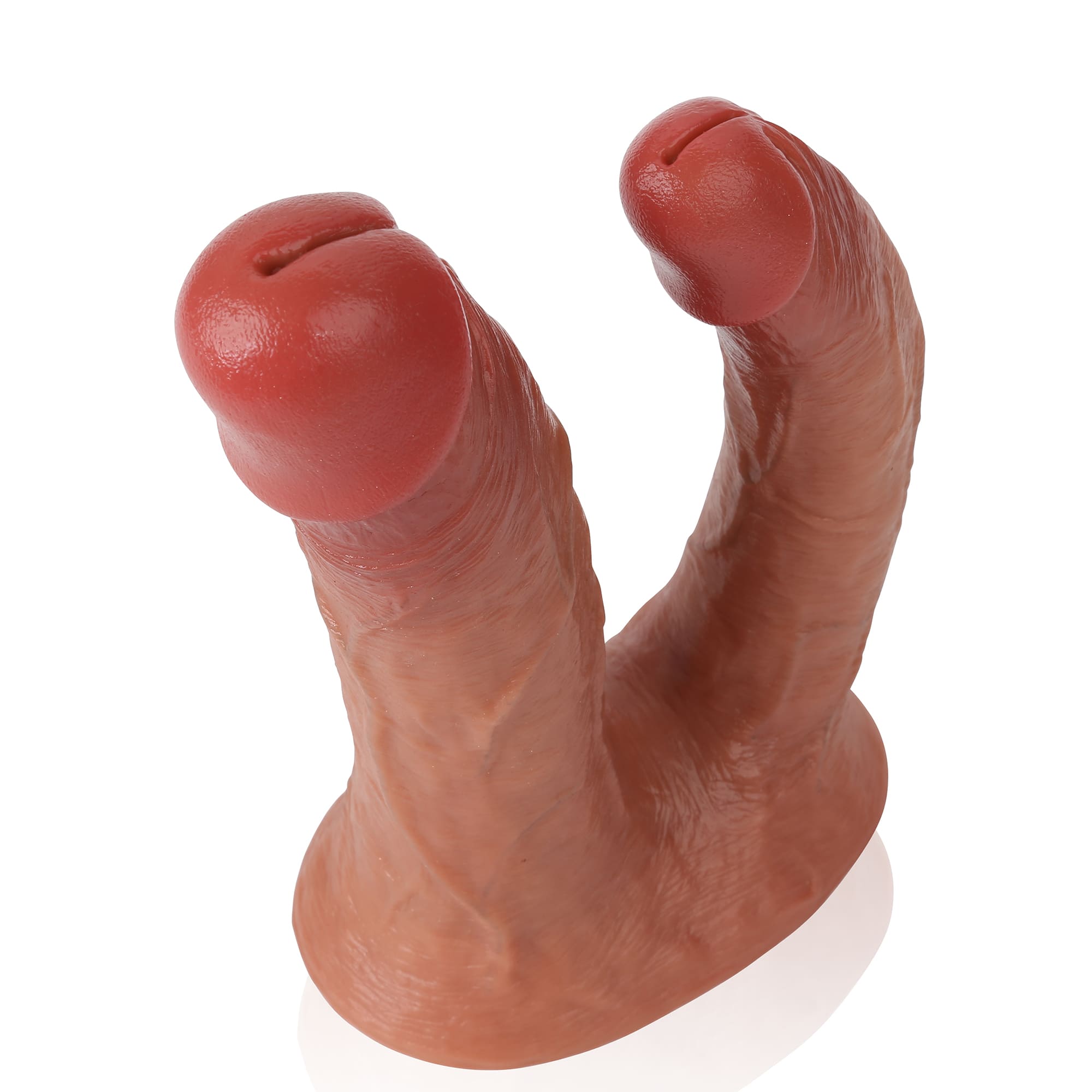 Noah 8 inch Big Double Penetration Dildo 6.4 & 5. 7 Insertable Length
