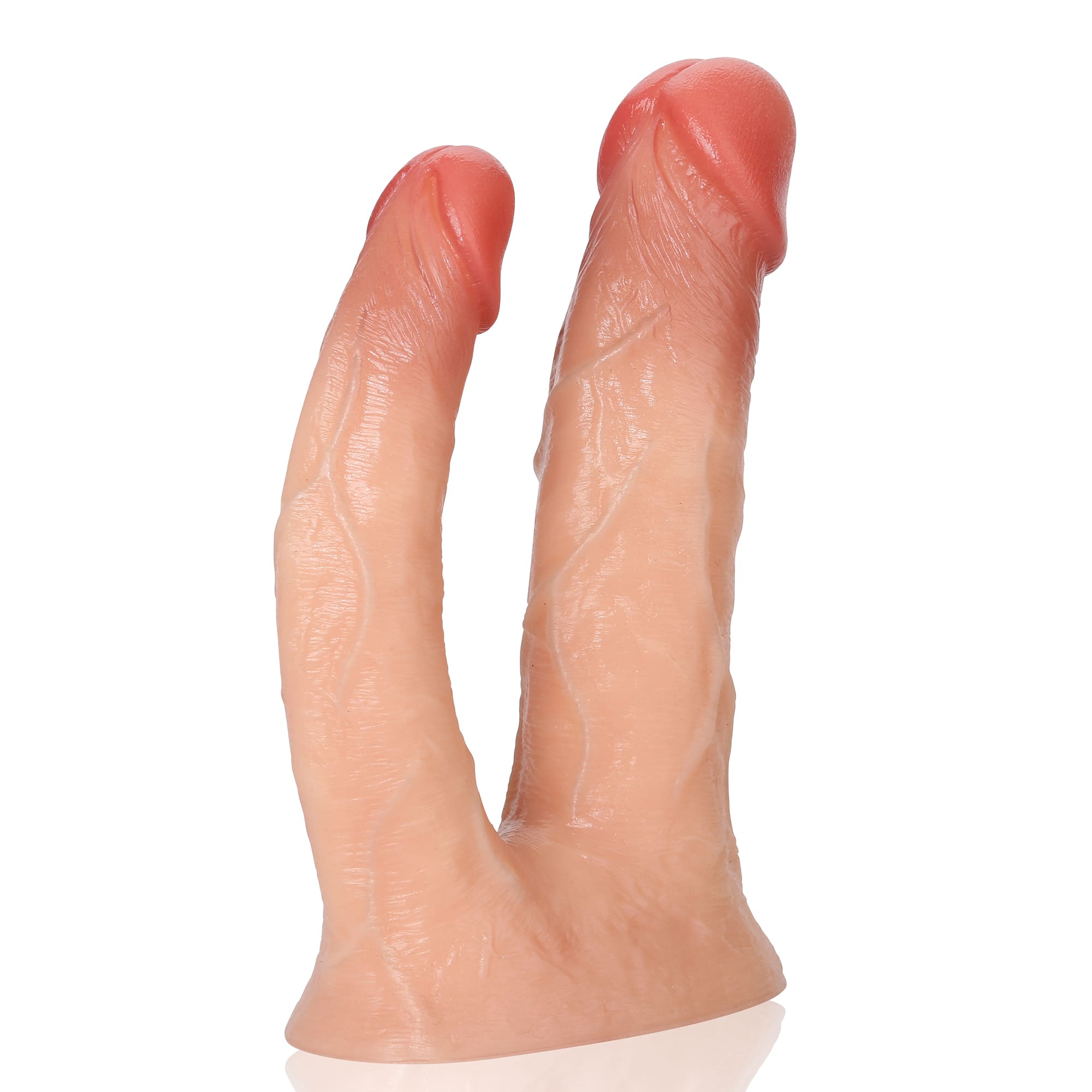 RidingX Noah 8in Big Double Penetration Dildo 6.4 & 5.7in