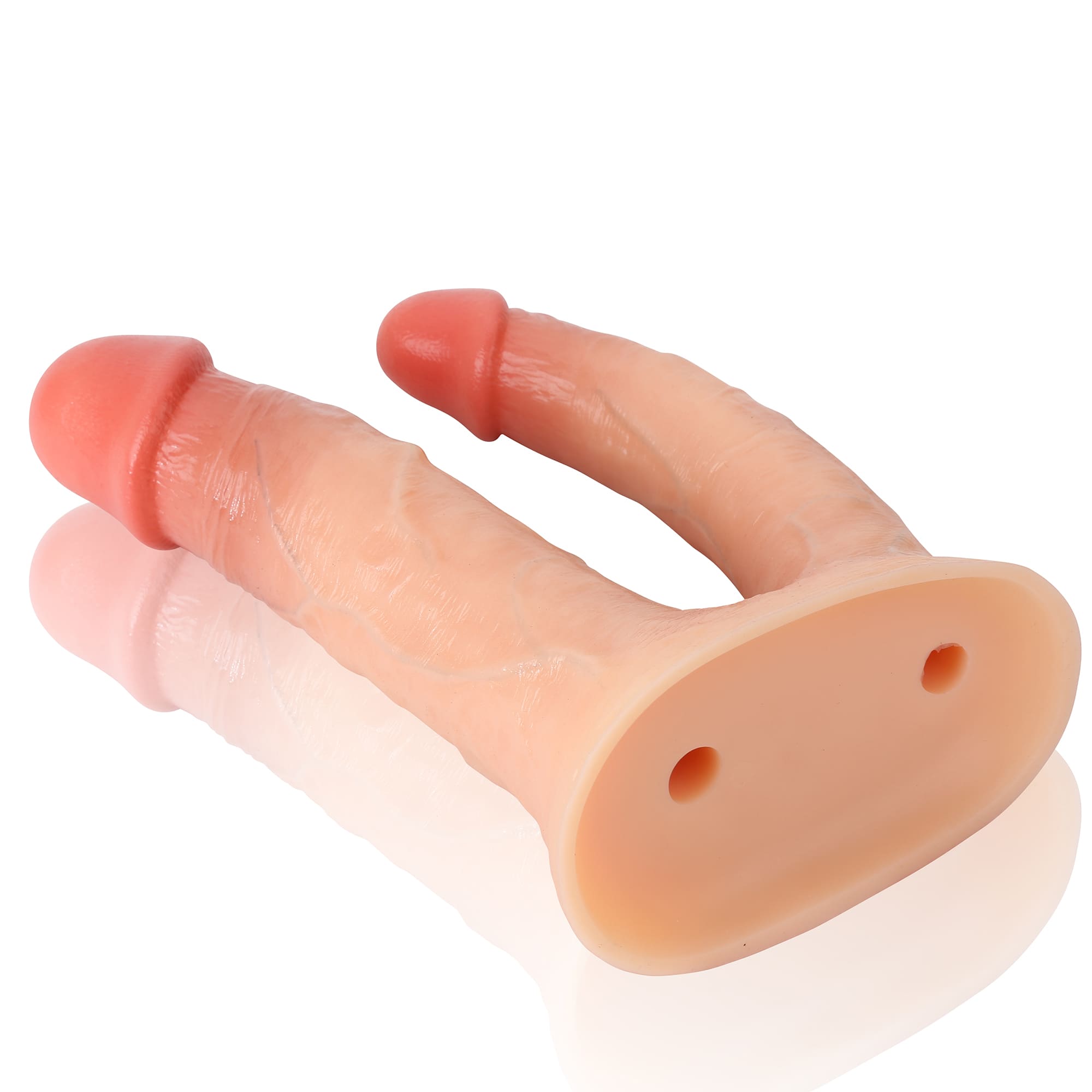 Noah 8 inch Big Double Penetration Dildo 6.4 & 5. 7 Insertable Length