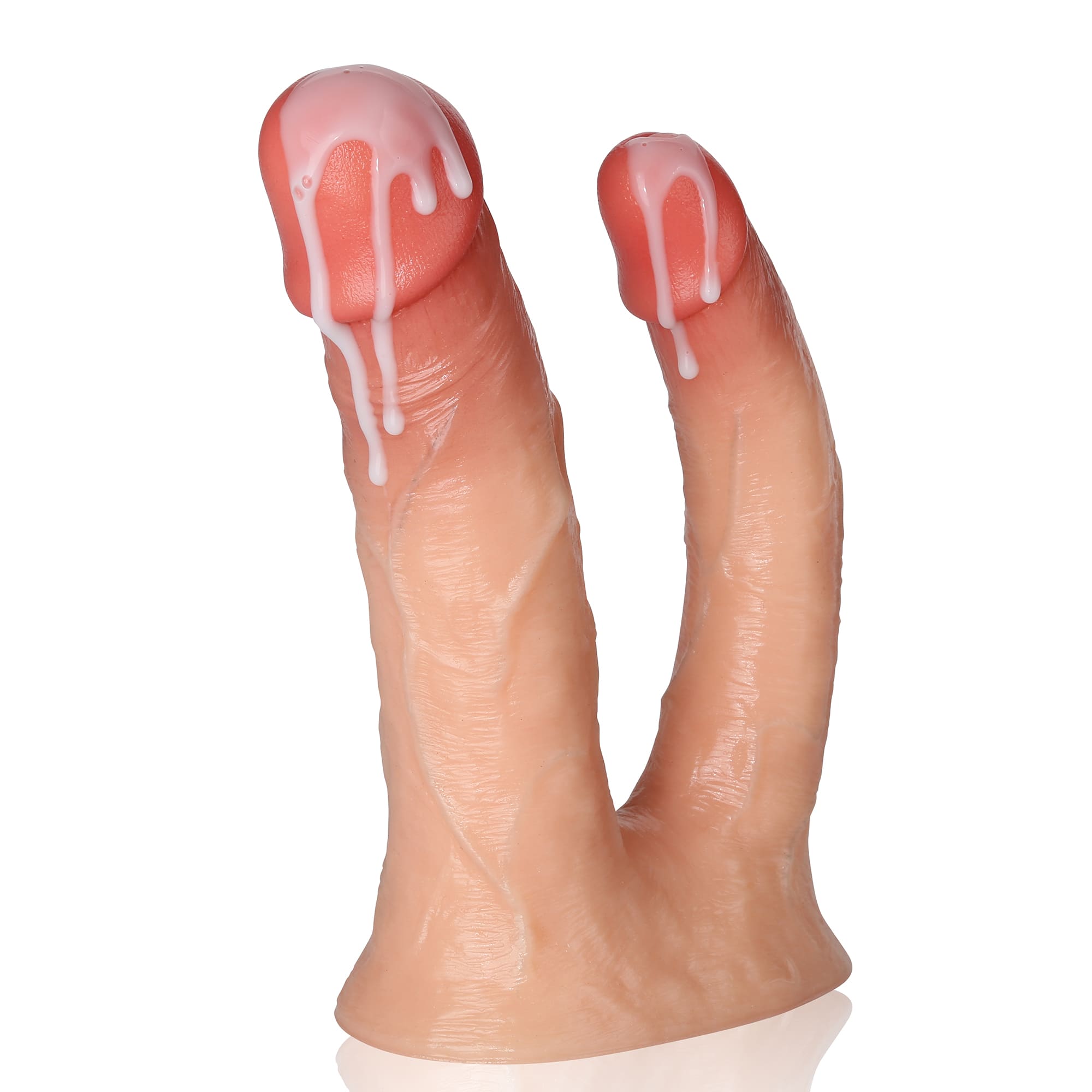 RidingX Noah 8in Big Double Penetration Dildo 6.4 & 5.7in