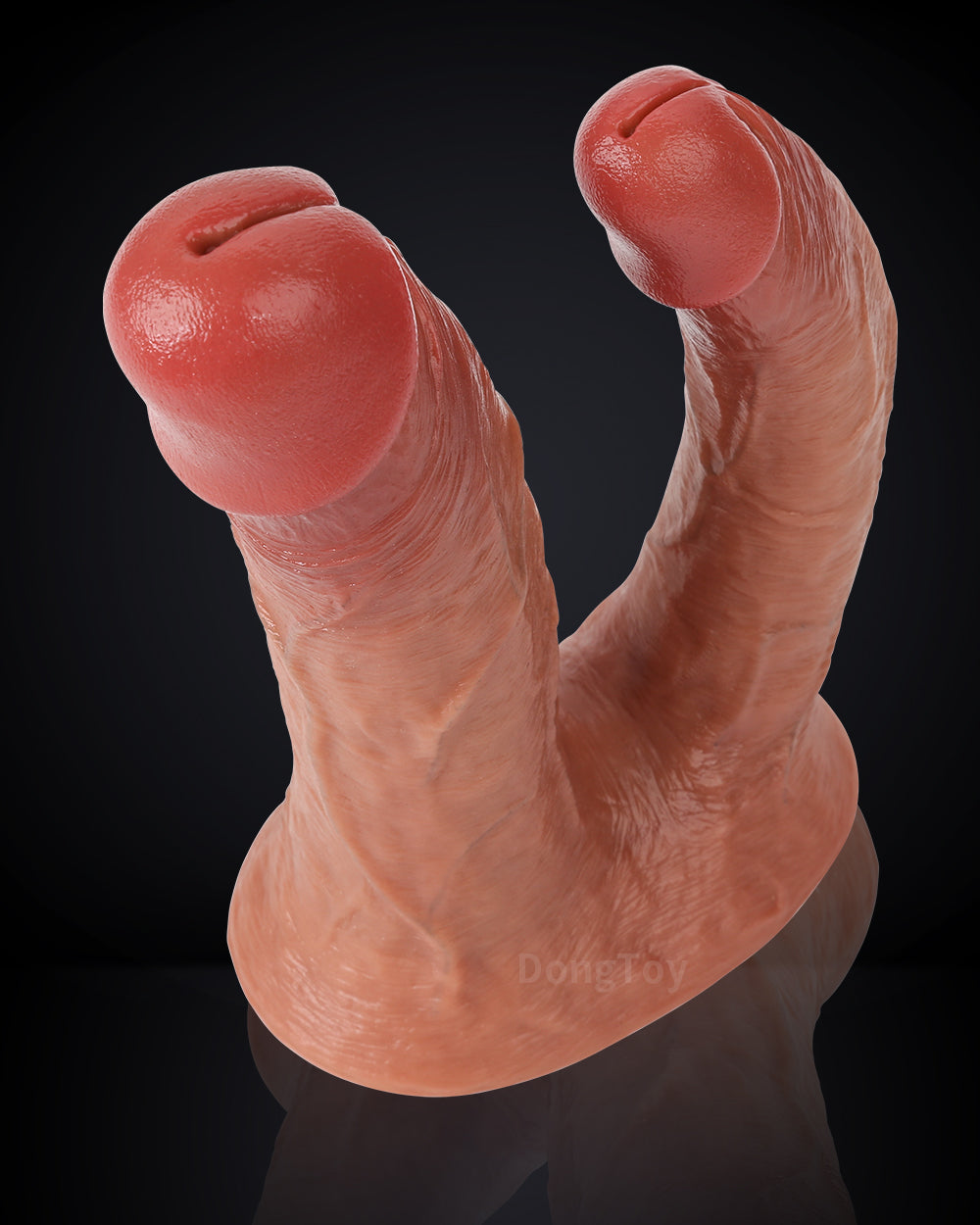Noah 8 inch Big Double Penetration Dildo 6.4 & 5. 7 Insertable Length