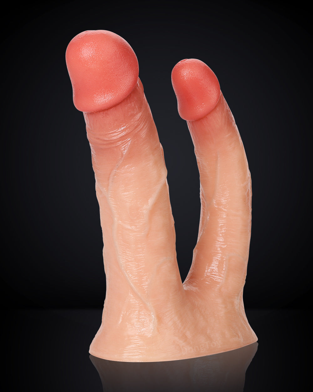 Noah 8 inch Big Double Penetration Dildo 6.4 & 5. 7 Insertable Length
