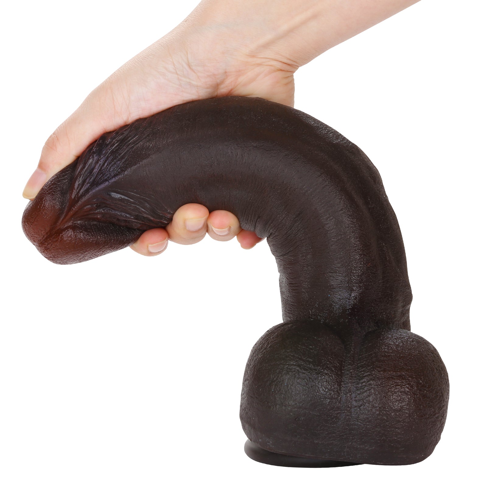 Roman 10 inch Ultra Realistic Real Skin Dildo With Keel