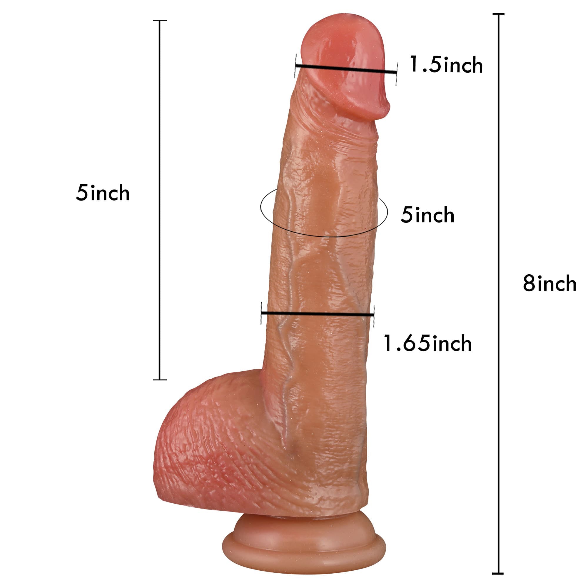 Squirtle Squirting Dildos 8 inch Cumming Ejaculating Dildo SlidingSkin