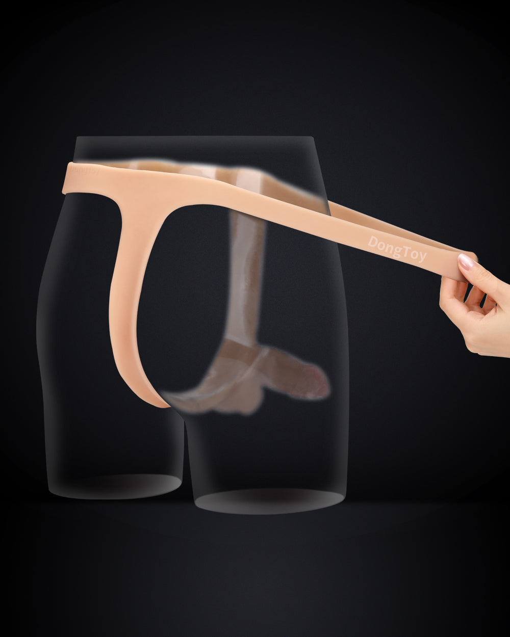 Toby 5.5 Inch Insertable One-Piece Thong Strap-On Dildo