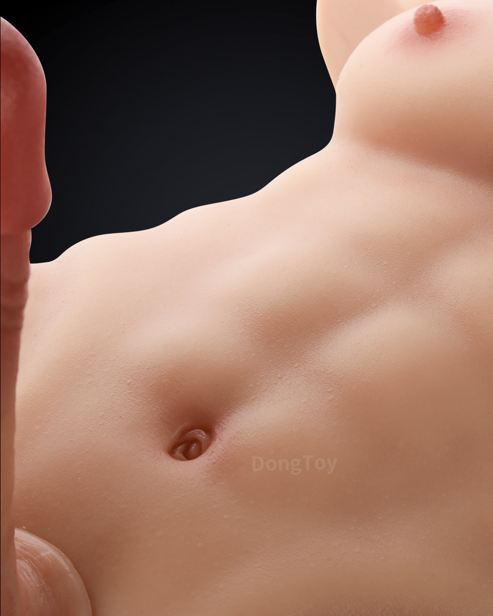 DONGTOY Tom 28lb With James 7 inch Realistic Doll Torso Dildo(Flesh)