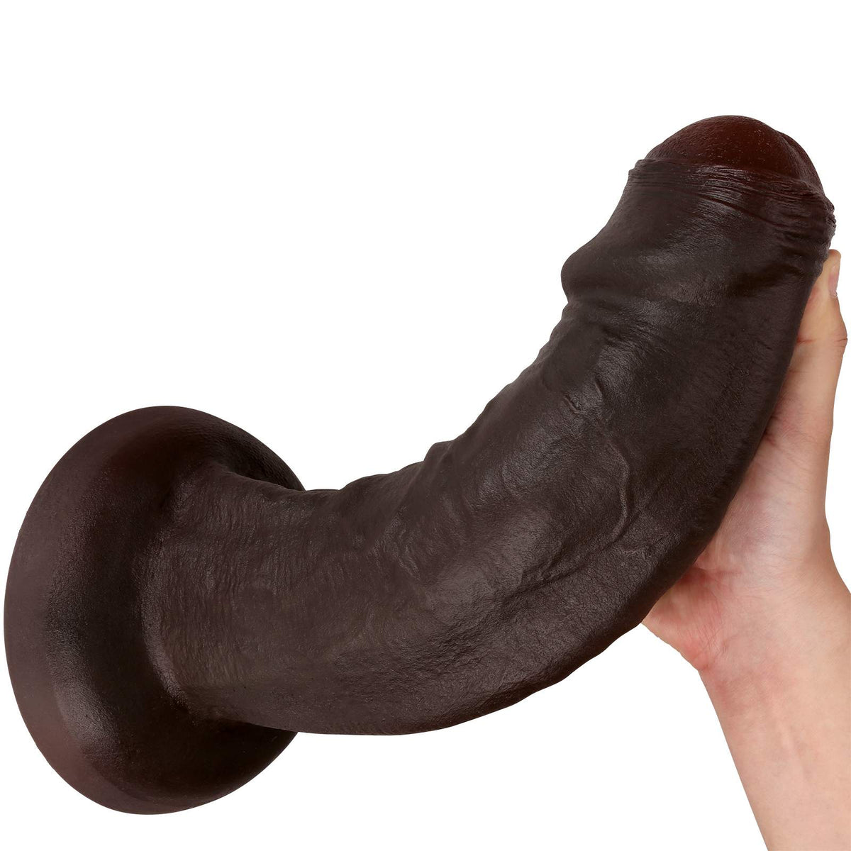 Titan 13 inch Ultra Huge Black XL Dildo Extreme Girth Suction Cup