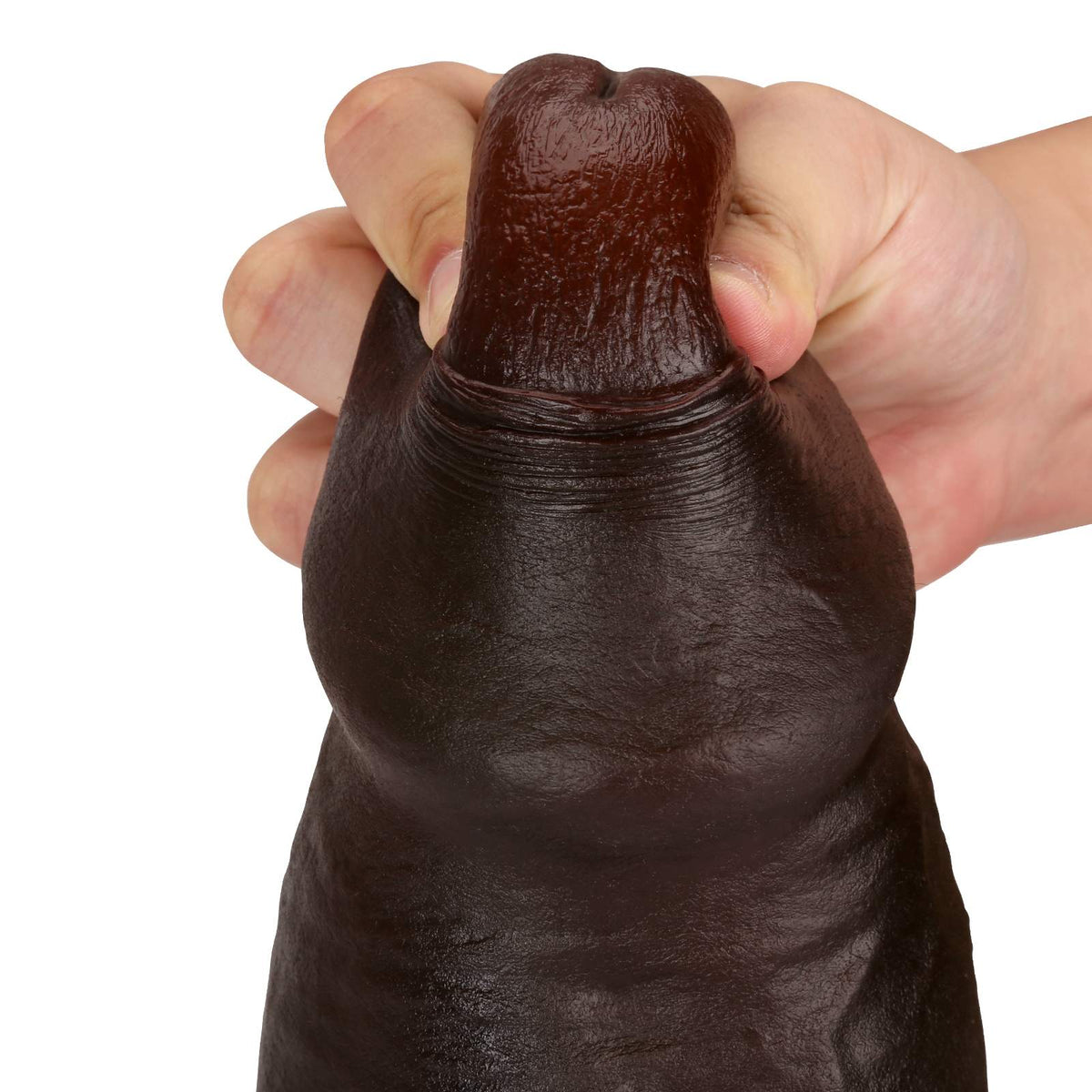 Titan 13 inch Ultra Huge Black XL Dildo Extreme Girth Suction Cup