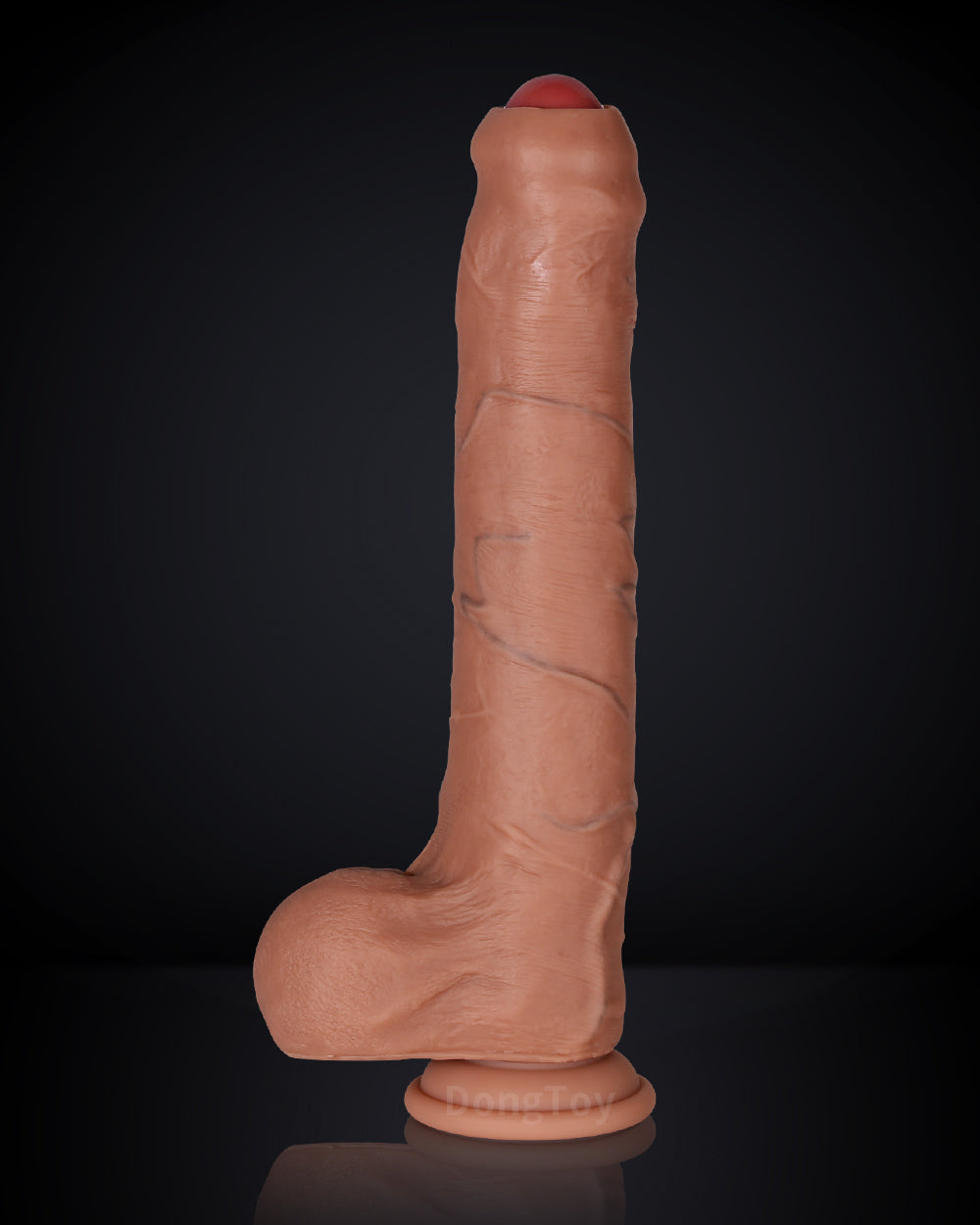 Diego 11 inch Huge Foreskin Sliding Skin Realistic Dildo With Balls