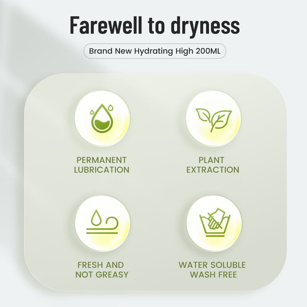 Water Based Lube Lasts Long & Easy to Clean Lube 200ml