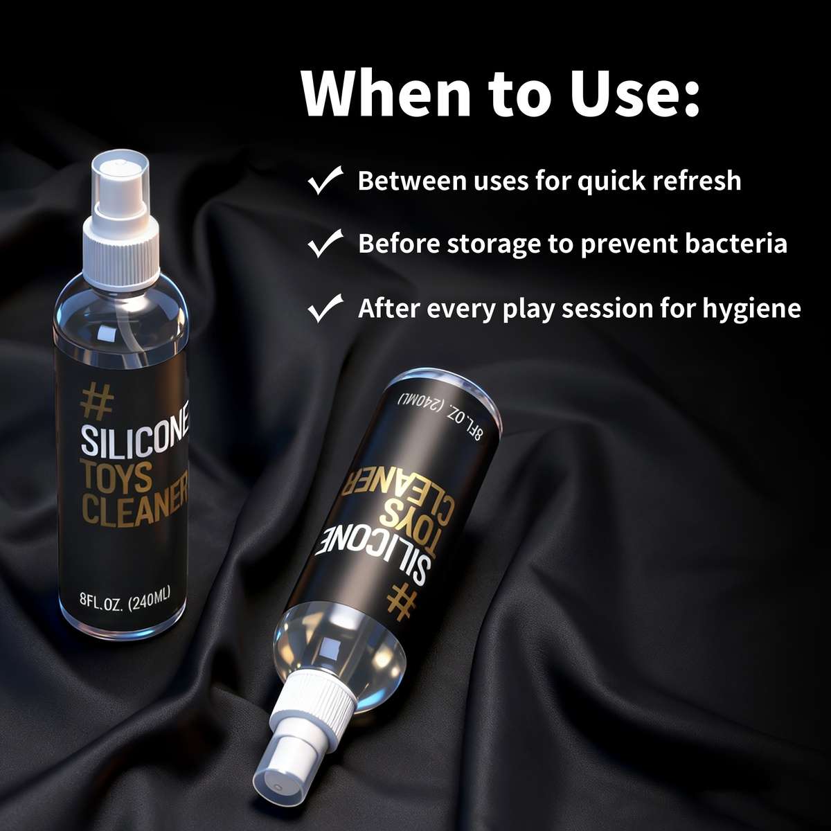 Silicone Toy Cleaner Dildo Misting Cleaner Silicone Dildo Toy Cleaning