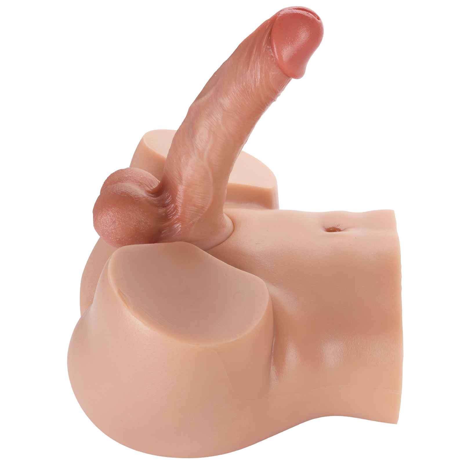 DongToy Justin 14lb Realistic Torso Dildo & James 7inch Dildo (Flesh)